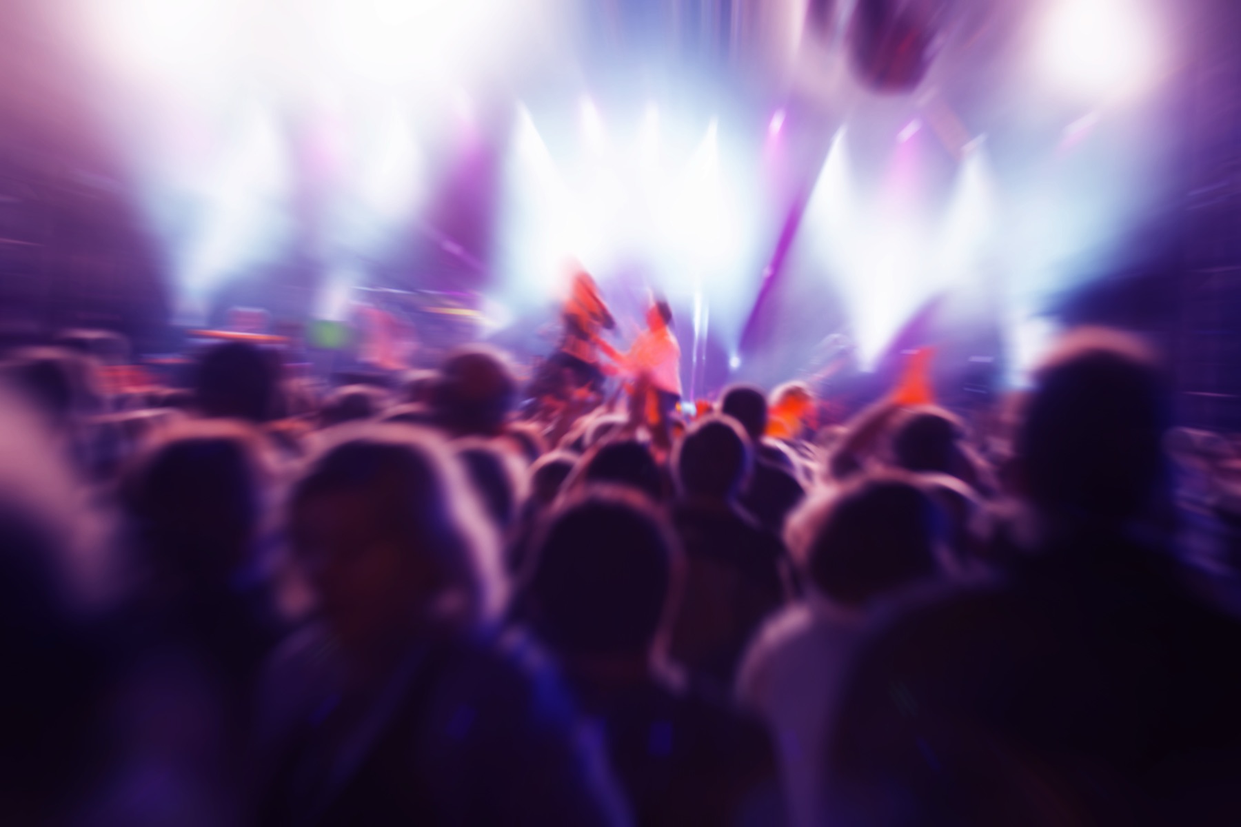 Crowd on a nightclub dance floor