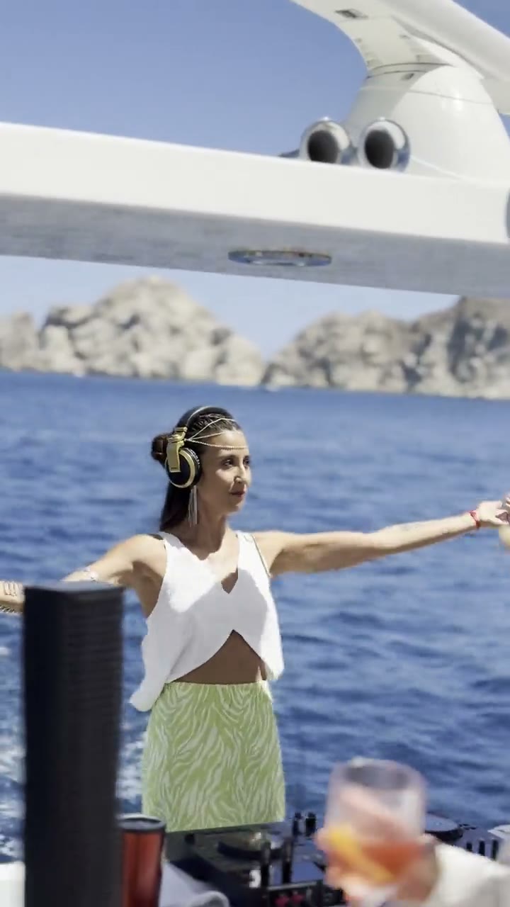 Dance energy aboard a private charter in Los Cabos