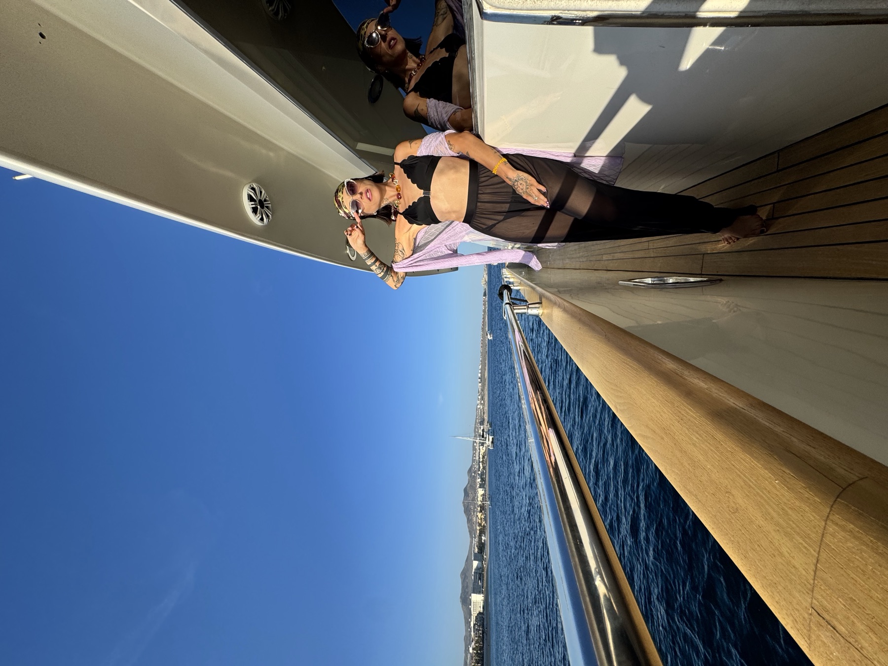 Birthday boat party aboard a Cabo private charter